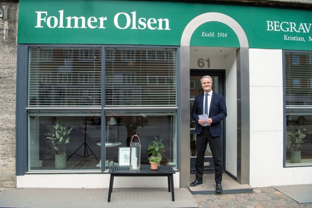 Folmer Olsen Begravelsesforretning på Vesterbro kan fejre 110 år.