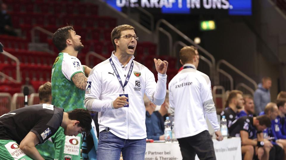 firo: 21.11.2020, handball, Liqui Moly Bundesliga, HBL, season 2020/2021 Bergischer HC - Fuchse Berlin <i>Firo Sportphoto/Ralf Ibing/Ritzau Scanpix</i>