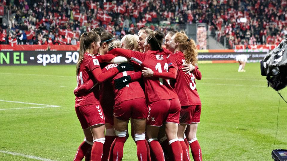 Danmark - Rusland, VM kvalifikation kvindefodbold <i>Henning Bagger/Ritzau Scanpix</i>