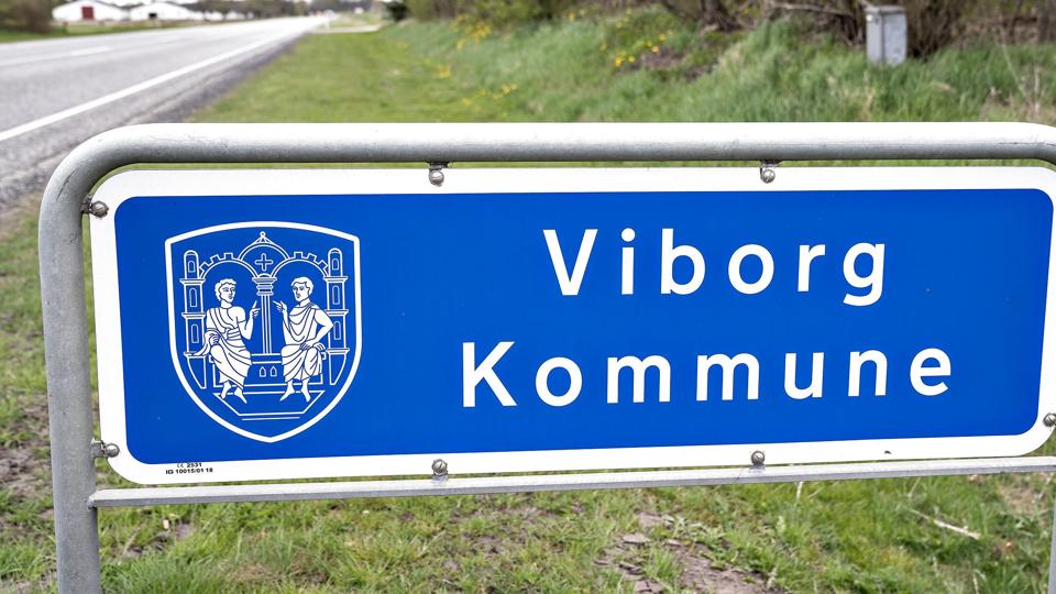 Viborg Kommune skilt <i>Henning Bagger/Ritzau Scanpix</i>