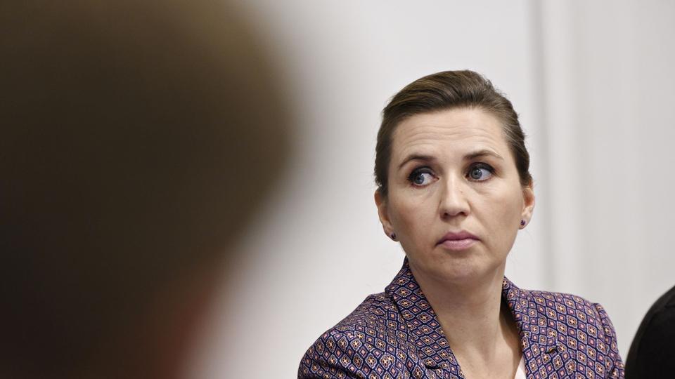 Statsminister Mette Frederiksen i samråd om sms-sletning <i>Philip Davali/Ritzau Scanpix</i>