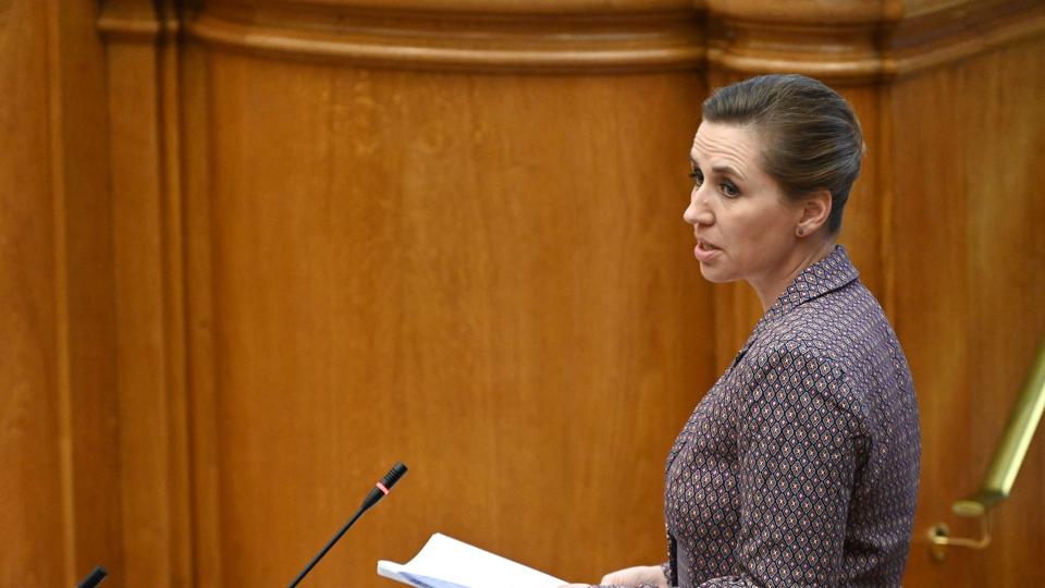 Møde i salen med udvidet spørgetime til statsministeren <i>Philip Davali/Ritzau Scanpix</i>
