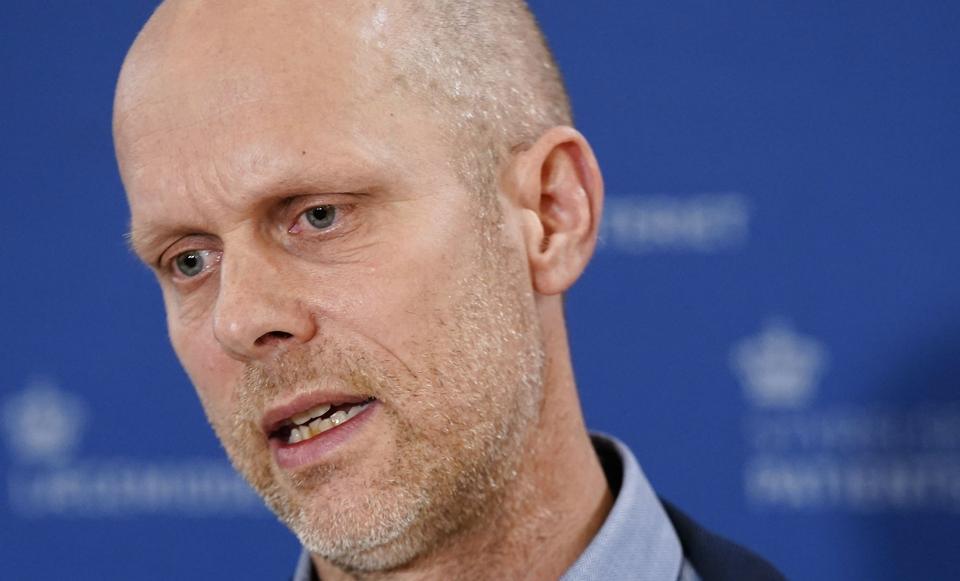 Sundhedsstyrelsen holder pressebriefing om status på epidemien <i>Mads Claus Rasmussen/Ritzau Scanpix</i>
