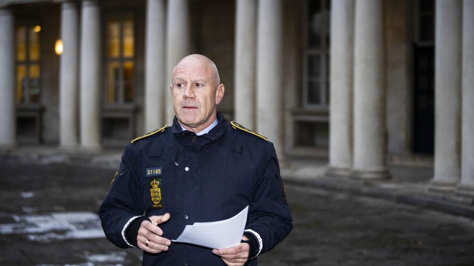 Københavns Politi afholder pressebriefing om bandeindsatsen <i>Martin Sylvest/Ritzau Scanpix</i>