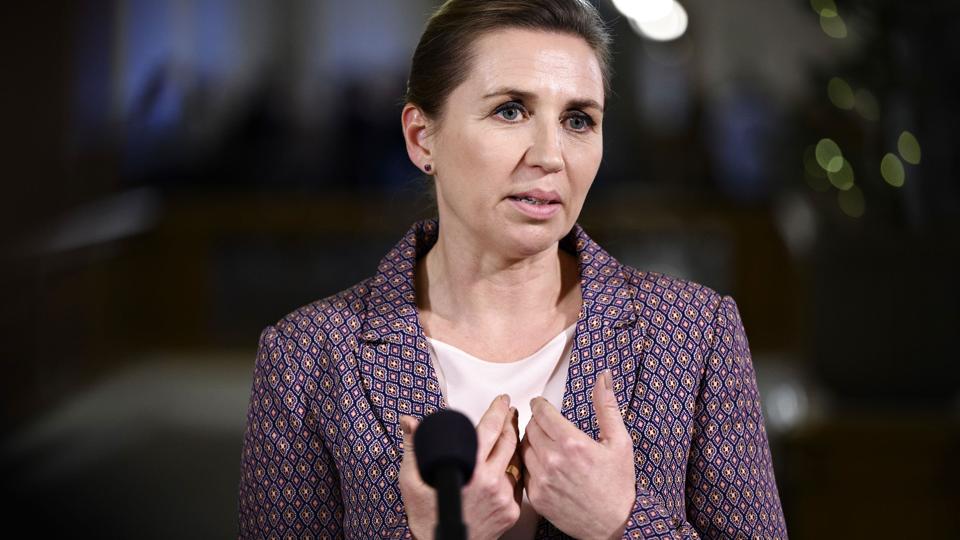 Doorstep efter møde i salen med udvidet spørgetime til statsministeren <i>Philip Davali/Ritzau Scanpix</i>