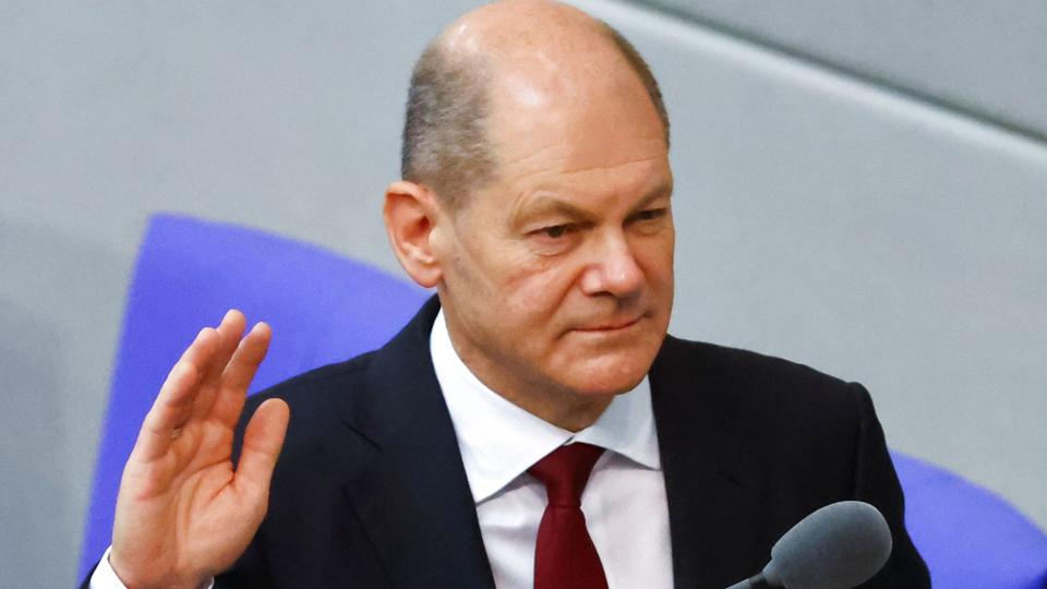 German parliament Bundestag elects new chancellor, in Berlin <i>Fabrizio Bensch/Reuters</i>