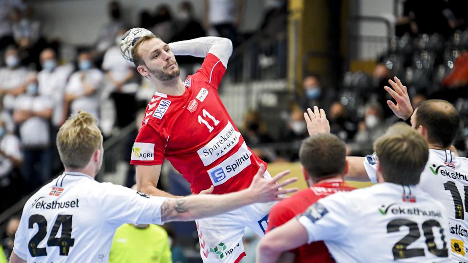 Mesterligaen håndball 2021: Elverum - Aalborg <i>Annika Byrde/Ritzau Scanpix</i>