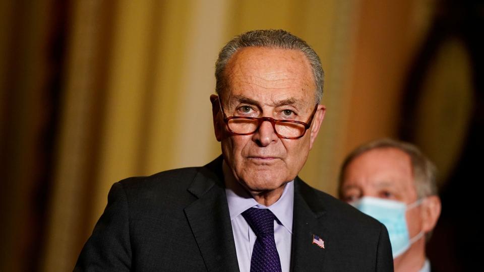 U.S. Senate Democrats hold weekly policy lunch at U.S. Capitol in Washington <i>Elizabeth Frantz/Reuters/Ritzau Scanpix/Reuters</i>