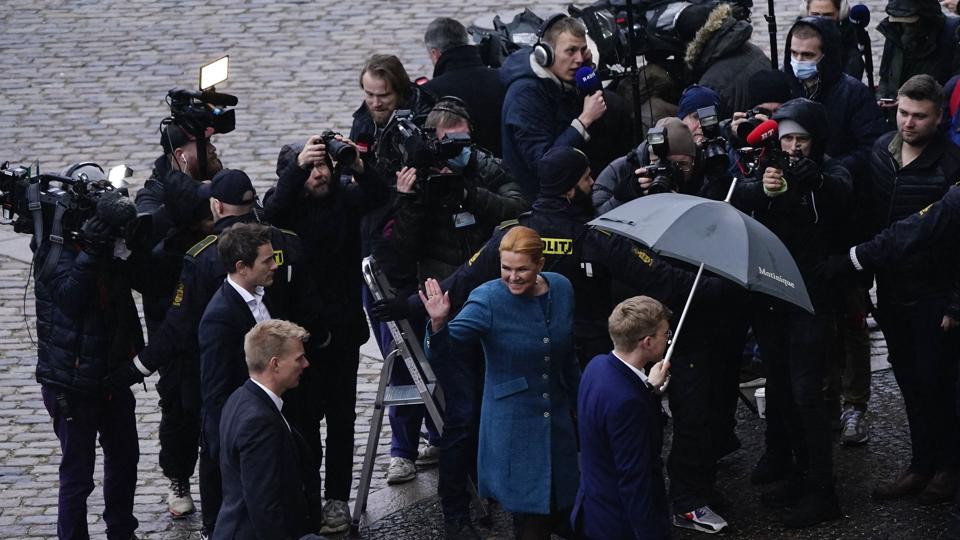 Stemning før domsafsigelsen mod Inger Støjberg <i>Mads Claus Rasmussen/Ritzau Scanpix</i>