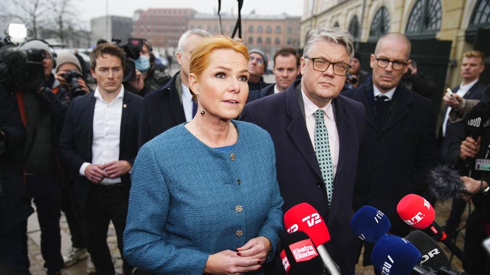 Efter domsafsigelsen mod Inger Støjberg <i>Martin Sylvest/Ritzau Scanpix</i>