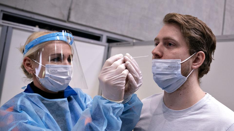 SOS International lyntester i Gigantium - Sidste uge med SOS International lyntests <i>Henning Bagger/Ritzau Scanpix</i>