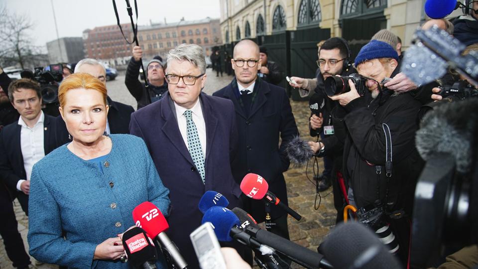 Efter domsafsigelsen mod Inger Støjberg <i>Martin Sylvest/Ritzau Scanpix</i>