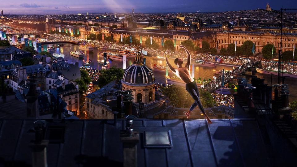 Visualisation of the 2024 Paris Olympic Games opening ceremony <i>Paris 2024/Florian Hulleu/Reuters</i>
