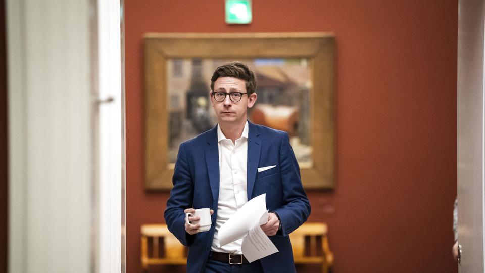 Venstre holder gruppemøde og diskuterer Inger Støjberg <i>Ida Marie Odgaard/Ritzau Scanpix</i>