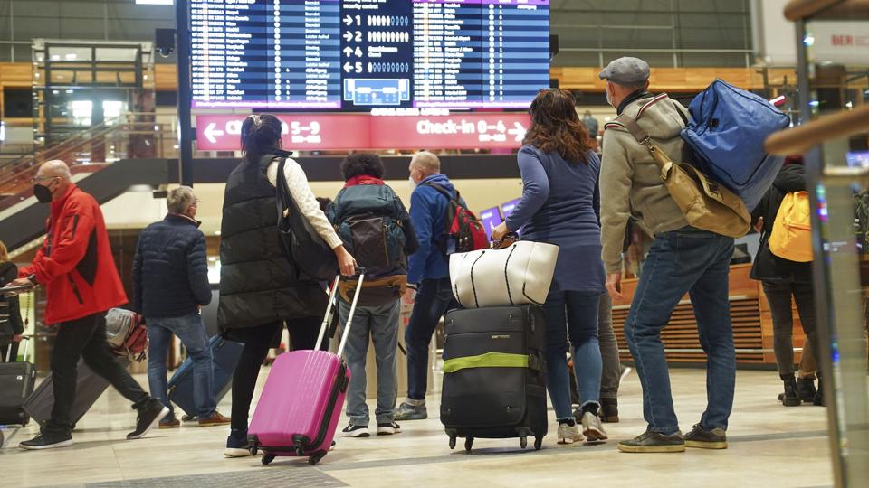 Christmas travel traffic at BER Airport <i>J''rg Carstensen/Ritzau Scanpix</i>
