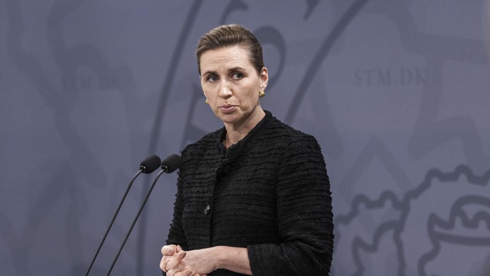 Statsministeriet holder pressemøde <i>ólafur Steinar Rye Gestsson/Ritzau Scanpix</i>