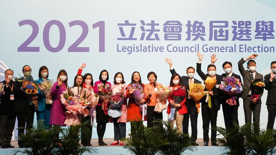 Hong Kong holds Legislative Council election <i>Lam Yik/Reuters</i>