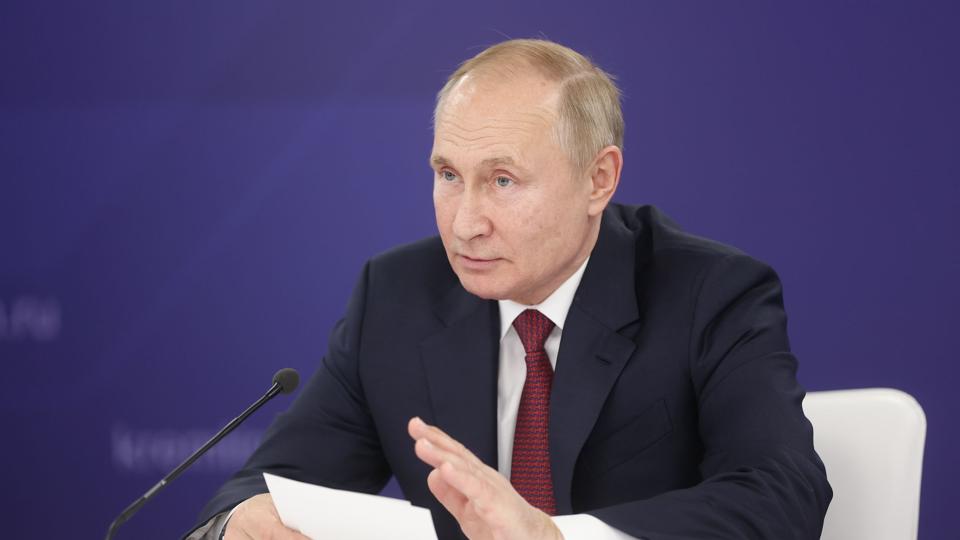 Russia Putin <i>Mikhail Metzel, Sputnik, Kremlin Pool Photo via AP/Ritzau Scanpix</i>