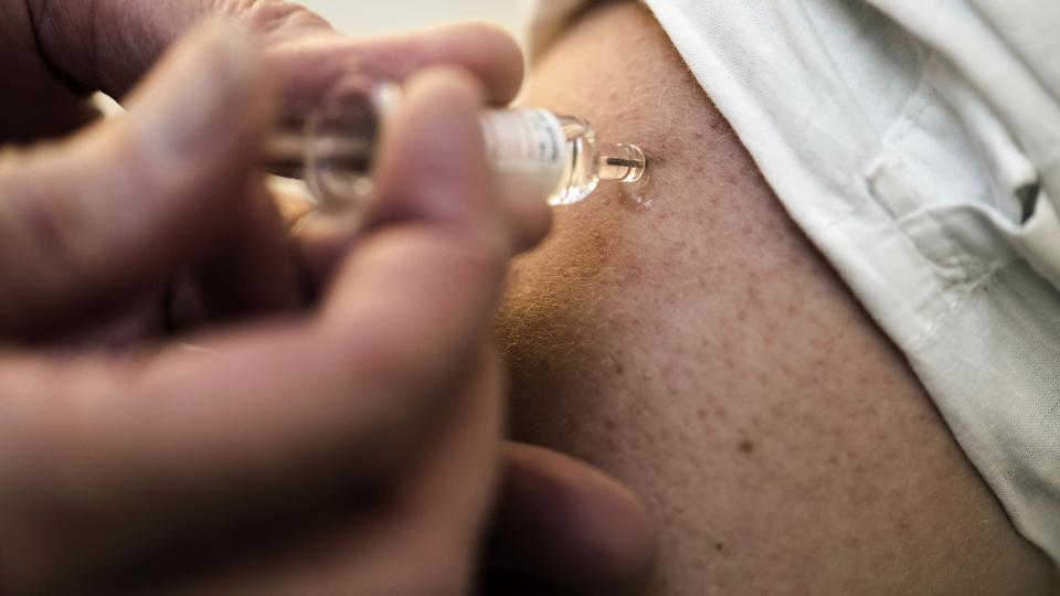 Influenzavaccine <i>Kristian Djurhuus/Ritzau Scanpix</i>