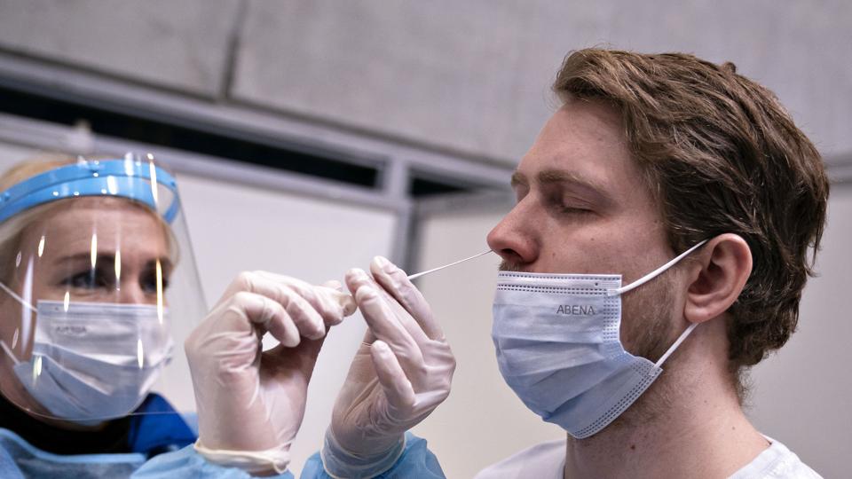 SOS International lyntester i Gigantium - Sidste uge med SOS International lyntests <i>Henning Bagger/Ritzau Scanpix</i>