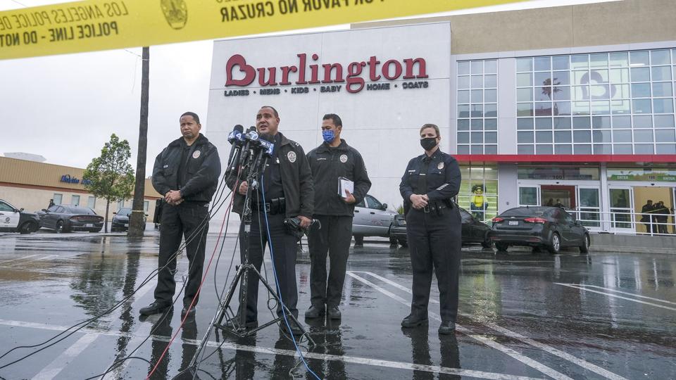 Los Angeles Store Shooting <i>Ringo H.w. Chiu/Ritzau Scanpix</i>