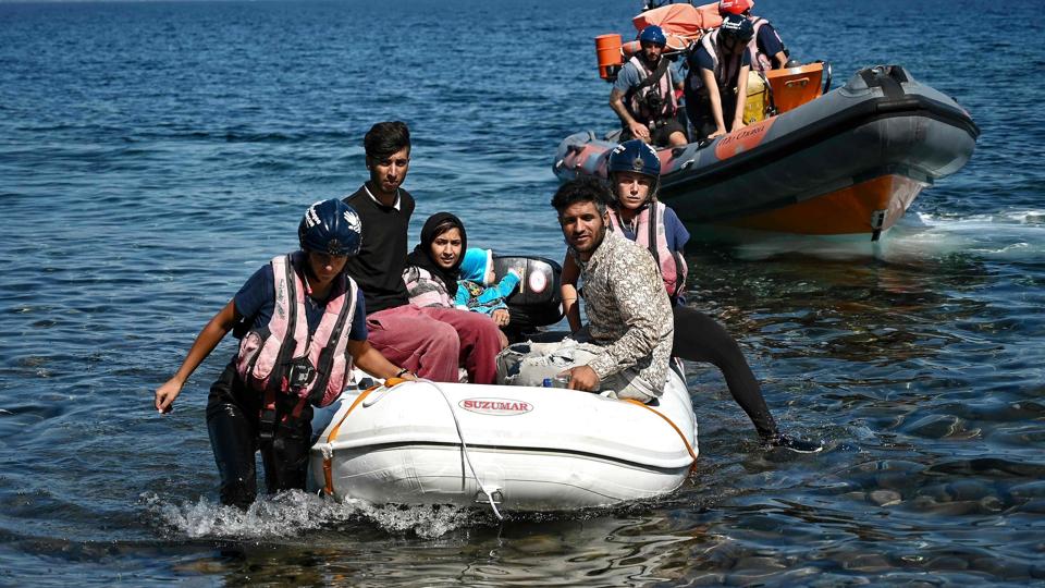 TOPSHOT-GREECE-EUROPE-MIGRANTS <i>Aris Messinis/Ritzau Scanpix</i>