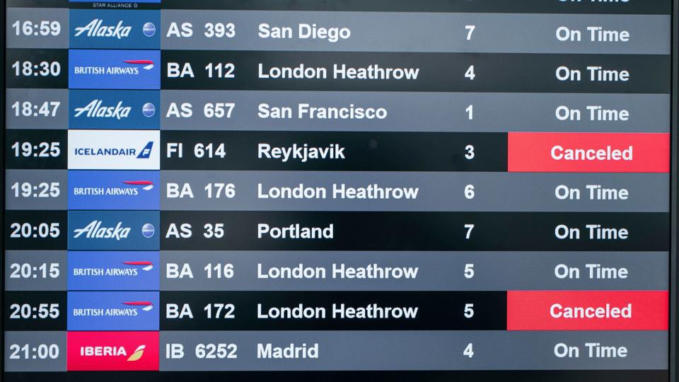 Thousands Of Flights Cancelled Worldwide As Airlines Struggle With Staffing Amid Omicron <i>Scott Heins/Ritzau Scanpix</i>