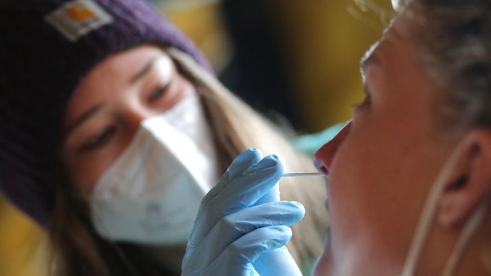 Coronavirus - model trial in Nordhausen <i>Matthias Bein/Ritzau Scanpix</i>