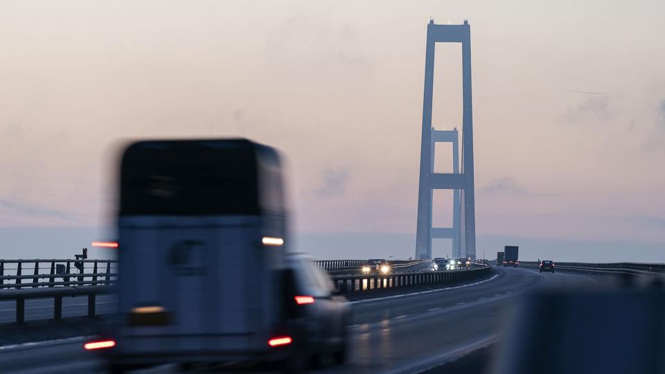 Julerejsende kører imod Fyn og Jylland <i>Claus Bech/Ritzau Scanpix</i>