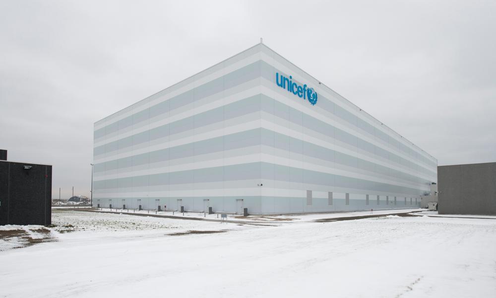 Planen er, at det nye Unicef lager skal placeres i nærheden af det nuværende lager i Københavns Nordhavn Planen er, at det nye Unicef lager skal placeres i nærheden af det nuværende lager i Københavns Nordhavn