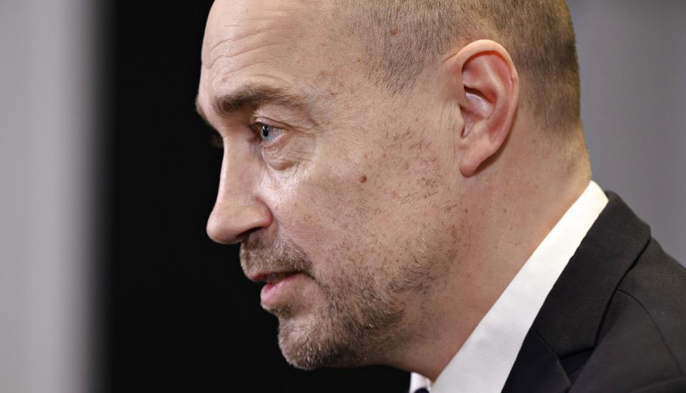 Sundhedsministeriet afholder pressemøde om coronasituationen <i>Philip Davali/Ritzau Scanpix</i>