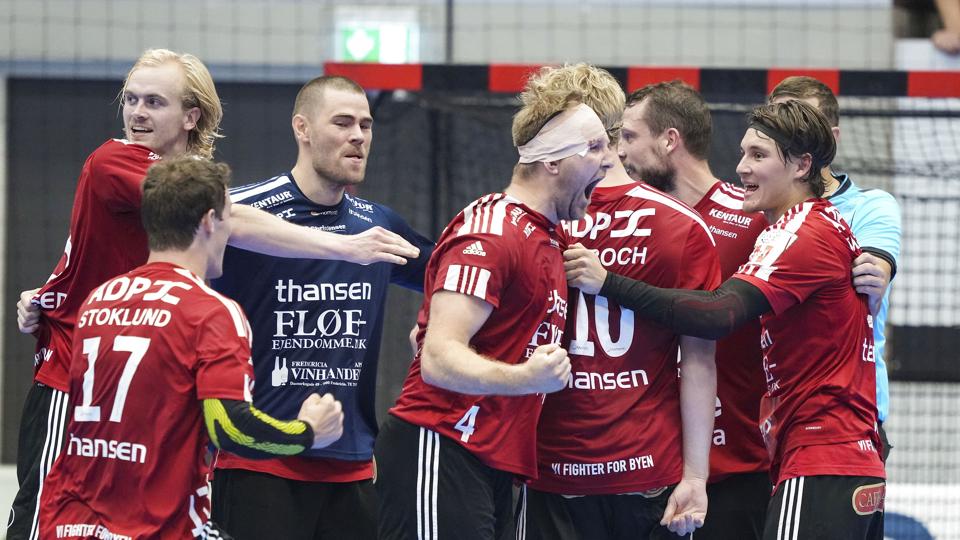 Håndbold Fredericia Håndboldklub og Bjerringbro-Silkeborg <i>Claus Fisker/Ritzau Scanpix</i>
