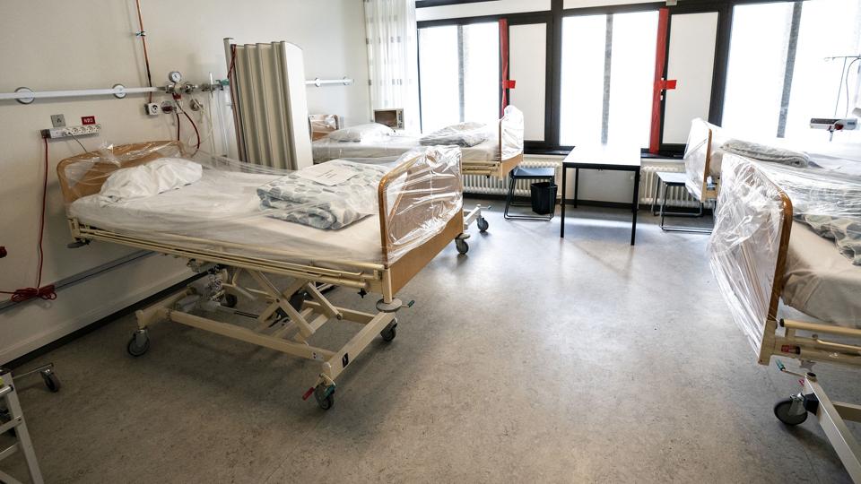 Aalborg lukker afdeling for coronapatienter - for få indlagt <i>Henning Bagger/Ritzau Scanpix</i>