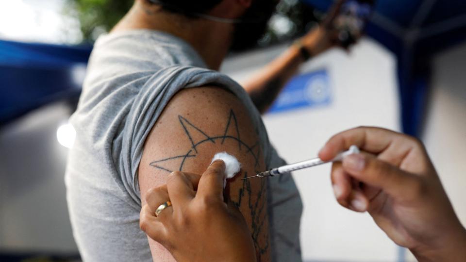 COVID-19 vaccination in Sao Paulo <i>Amanda Perobelli/Reuters</i>