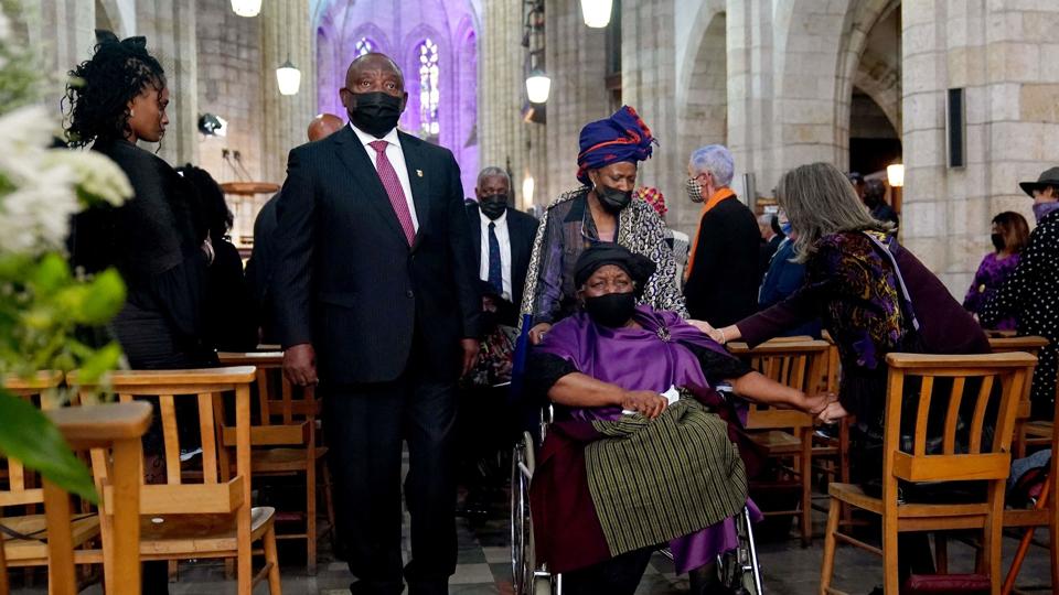 TOPSHOT-SAFRICA-RELIGION-POLITICS-FUNERAL-TUTU <i>Nic Bothma/Ritzau Scanpix</i>