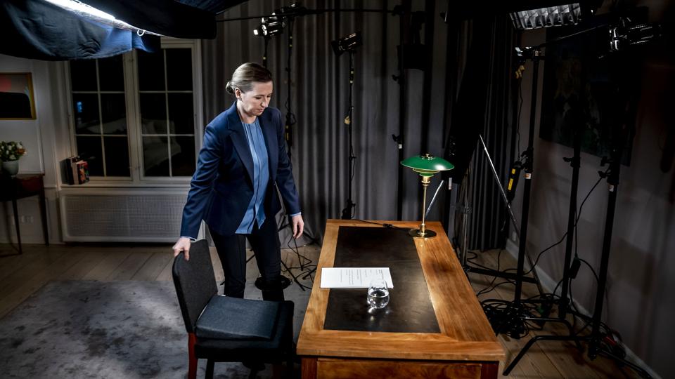 Statsministerens nytårstale <i>Mads Claus Rasmussen/Ritzau Scanpix</i>