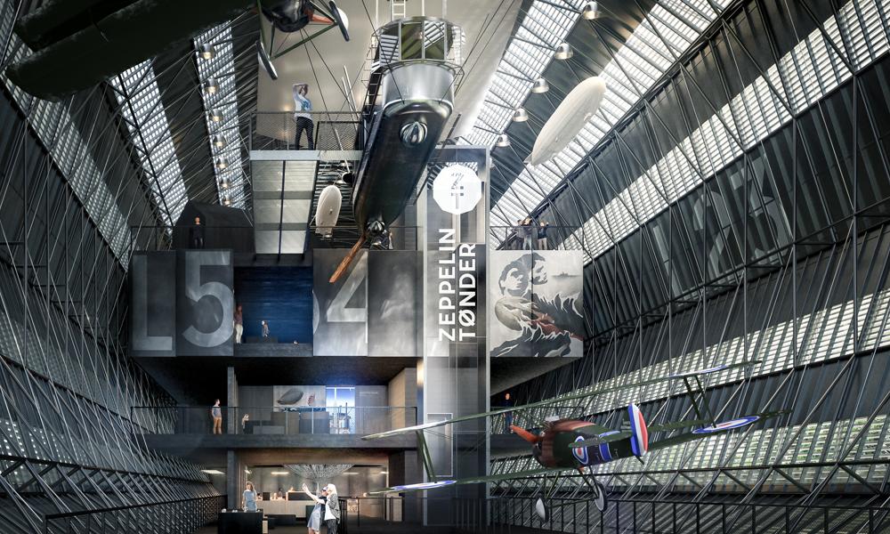 Zeppelin Tønder er tegnet af Thøgersen & Stouby arkitekter i konsortie med Walk Agency og Baaring Stories. For nu er projektet skudt til hjørne. Zeppelin Tønder er tegnet af Thøgersen & Stouby arkitekter i konsortie med Walk Agency og Baaring Stories. For nu er projektet skudt til hjørne.