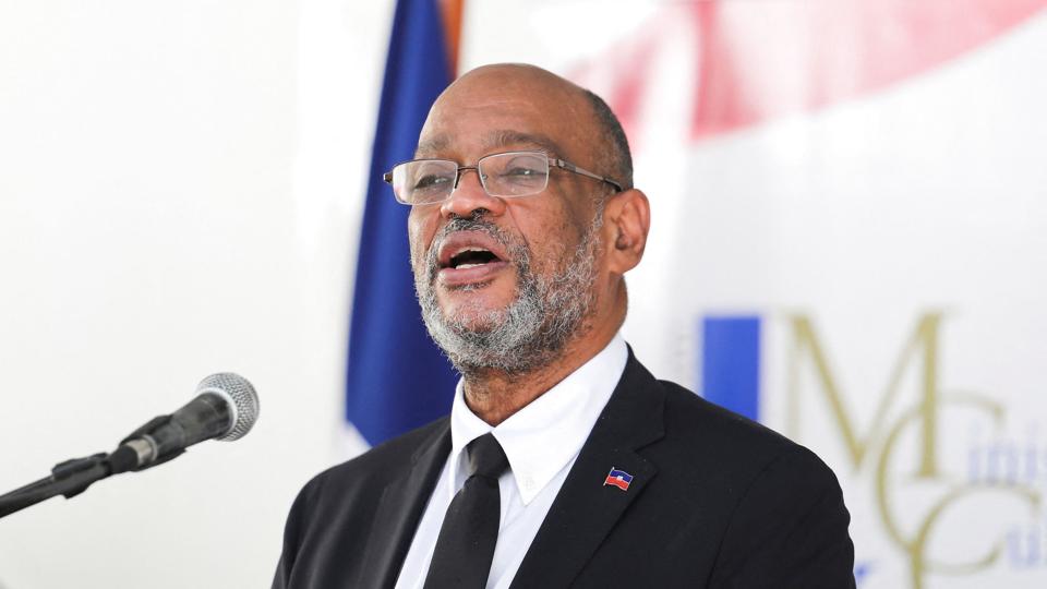 FILE PHOTO: Haitian Prime Minister Ariel Henry inaugurated as Minister of Culture and Communication, in Port-au-Prince <i>Ralph Tedy Erol/Reuters</i>