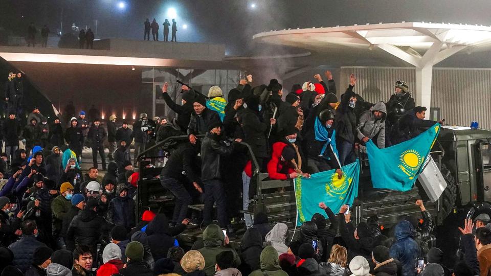 KAZAKHSTAN-ENERGY-PROTEST-UNREST <i>Abduaziz Madyarov/AFP/Ritzau Scanpix</i>