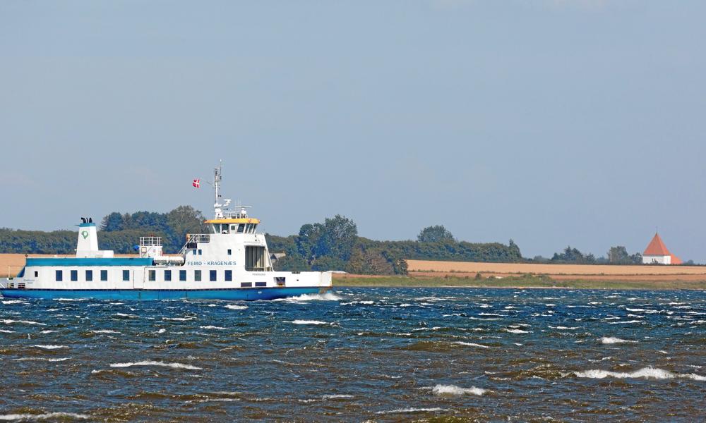 Færgen ’Femøsund’ er en af de ældre danske småfærger, der nu står for udskiftning til noget grønnere.