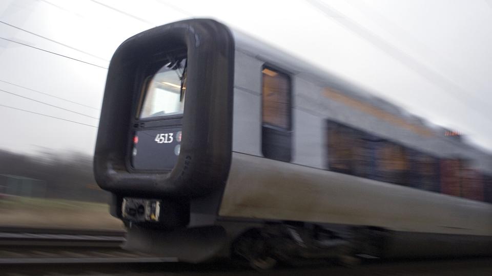 regionaltog dsb kystbanen tog til sverige tog i fart arkiv <i>Niels Ahlmann Olesen/Ritzau Scanpix</i>