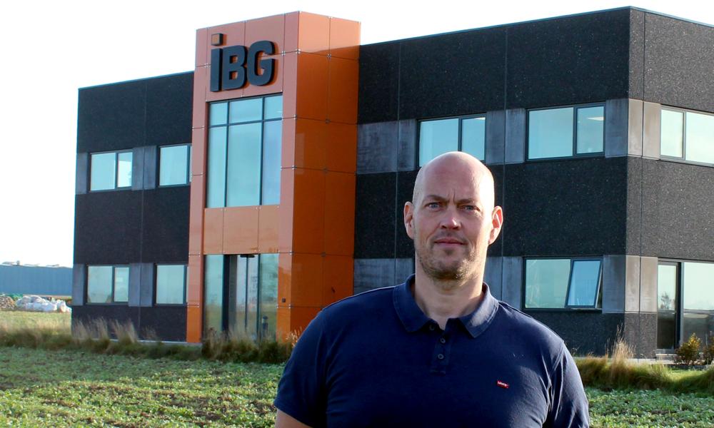 Brian Slot ved entreprenørfirmaets hovedkontor i Lemvig.
