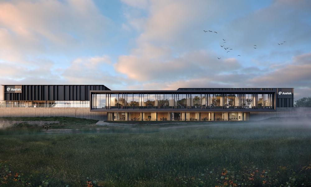 TL Byg opfører domicil til Asetek ved Aalborg. Bygningen, der er projekteret af Arkitema og Cowi, opføres i hovedentreprise.  TL Byg opfører domicil til Asetek ved Aalborg. Bygningen, der er projekteret af Arkitema og Cowi, opføres i hovedentreprise.