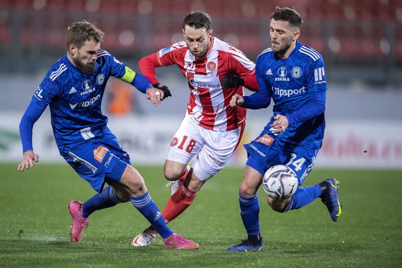AaB mødte tirsdag tjekkiske Sigma Olomouc. Foto: Lars Pauli