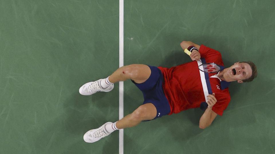 Badminton - Men''s Singles - Gold medal match <i>Lintao Zhang/Reuters</i>