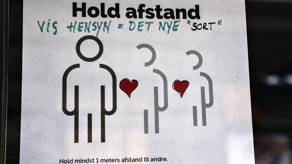 Hold afstand <i>Henning Bagger/Ritzau Scanpix</i>