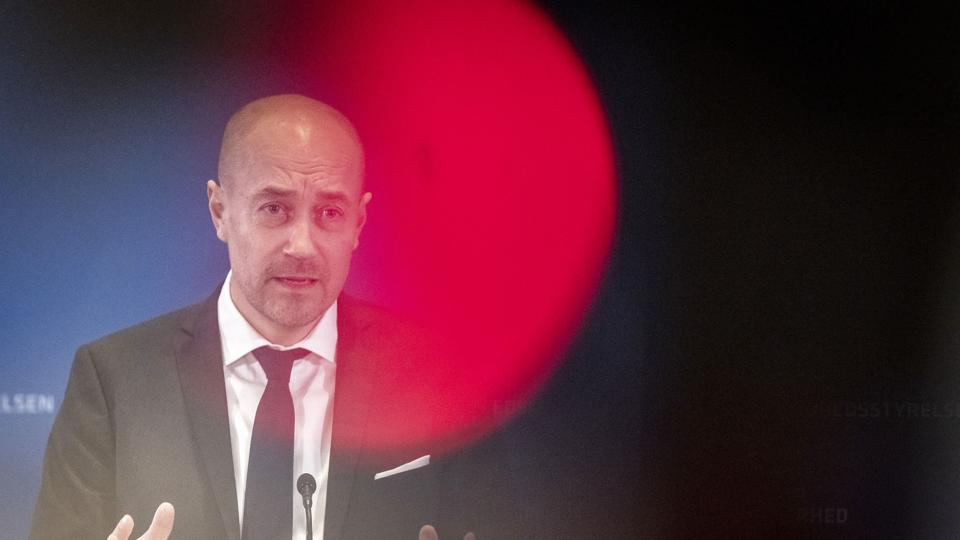 Pressemøde om coronasituationen <i>Mads Claus Rasmussen/Ritzau Scanpix</i>