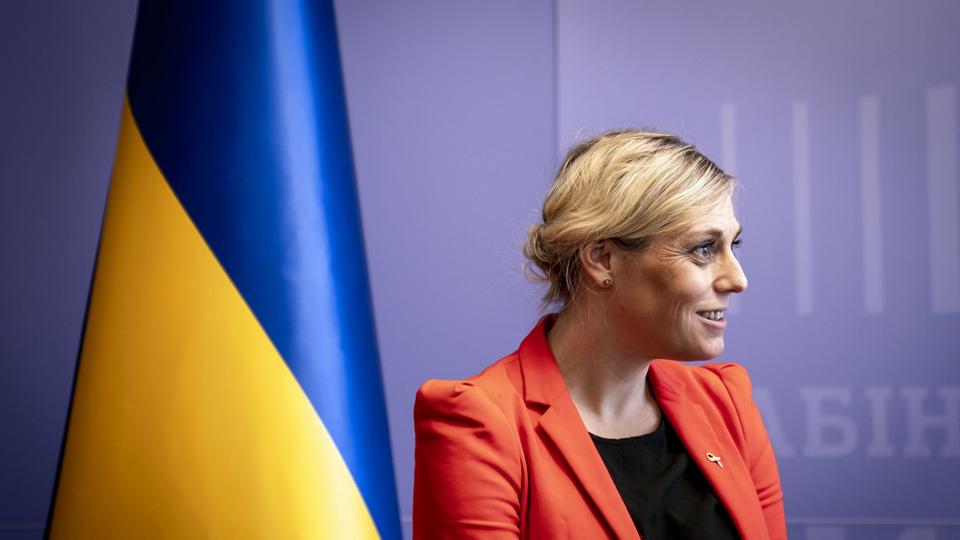 Forsvarsminister Trine Bramsen besøger Ukraine <i>Mads Claus Rasmussen/Ritzau Scanpix</i>