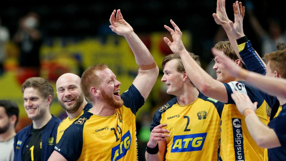 EHF 2022 Men''s European Handball Championship - Semi Final - France v Sweden <i>Bernadett Szabo/Reuters</i>