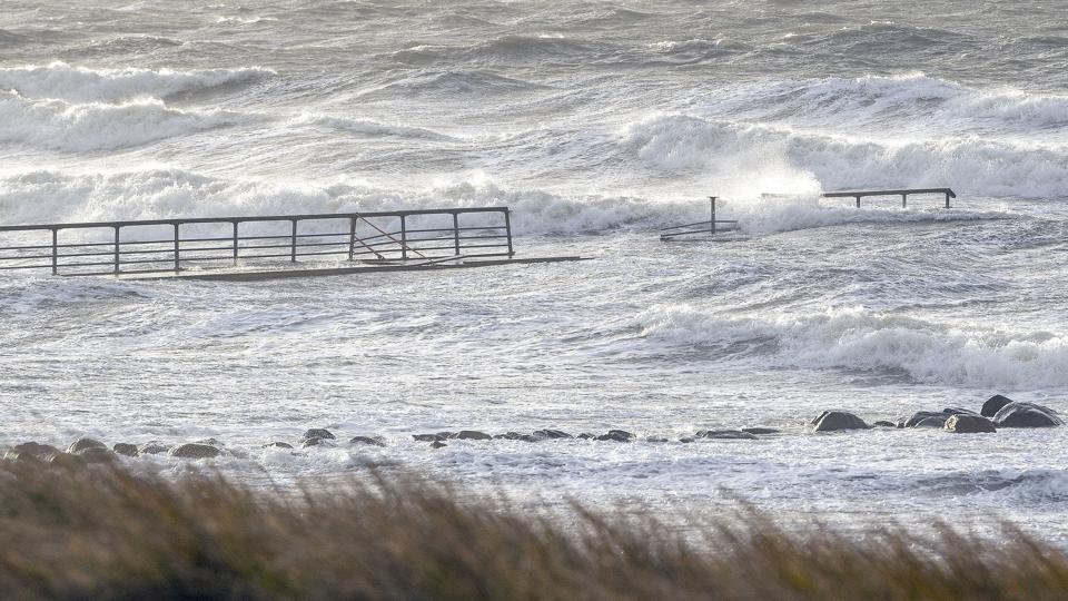 Stormvejr ved Vestkysten. Den 21 januar 2020. <i>John Randeris/Ritzau Scanpix</i>